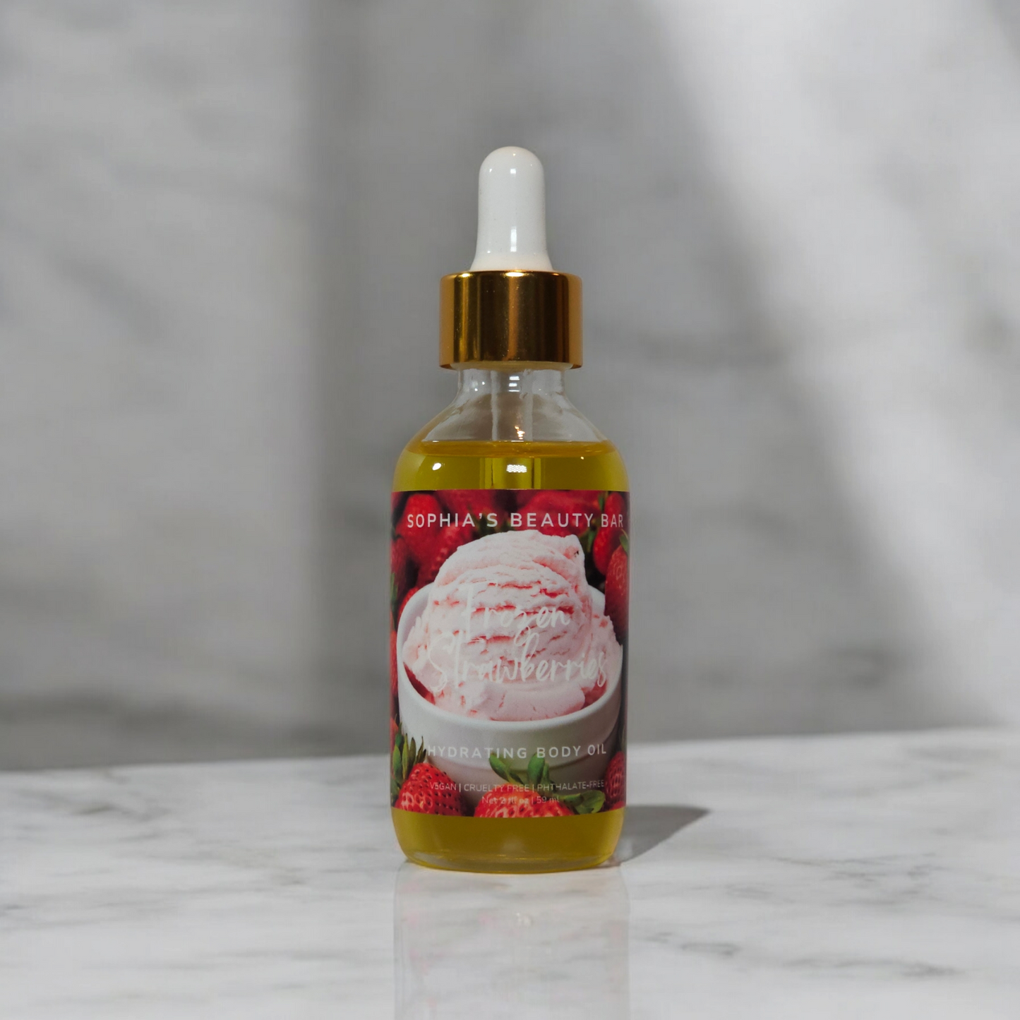 Frozen Strawberry Body Oil 2 oz / 59 ml