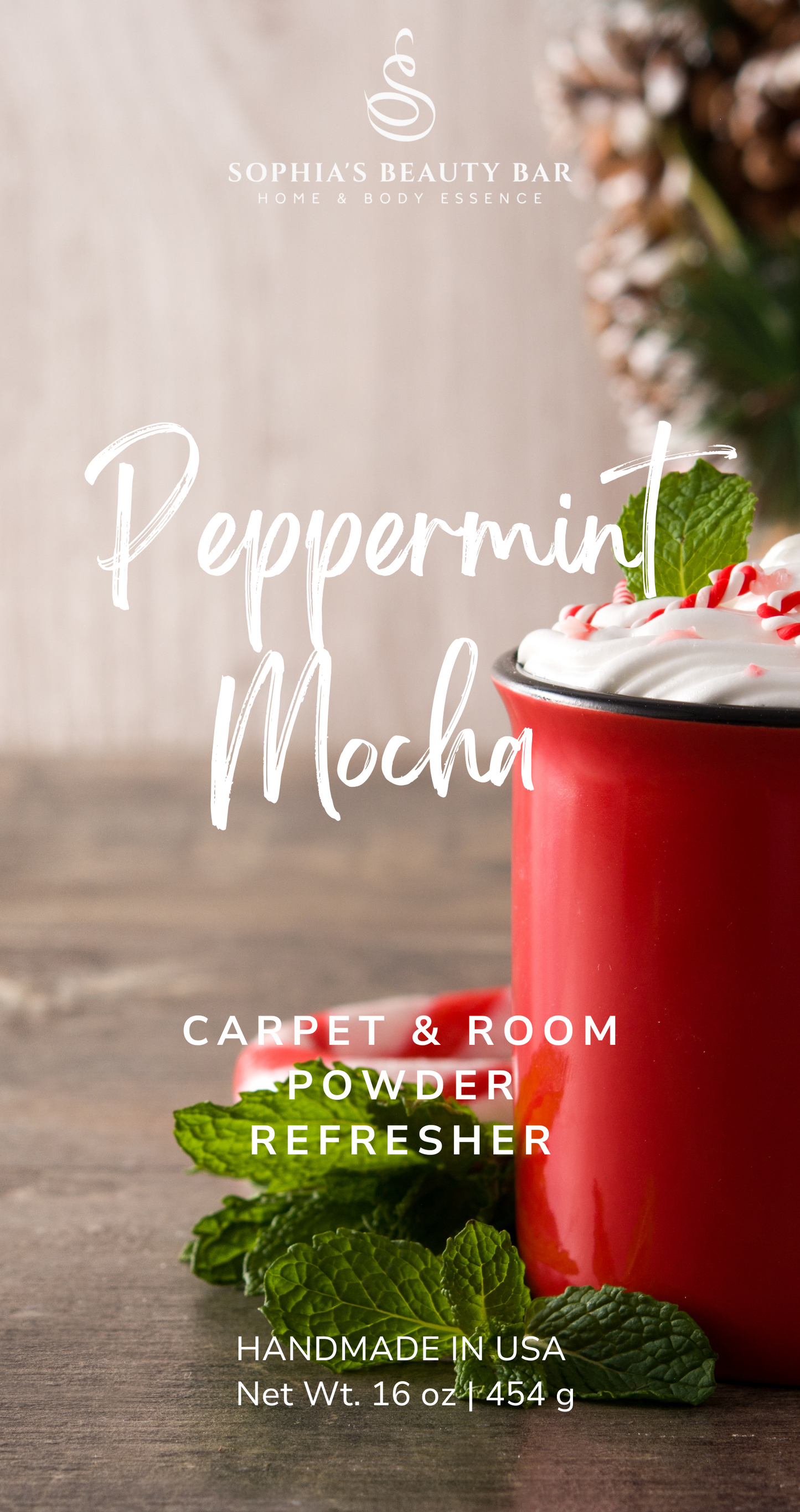 Peppermint Mocha Carpet & Room Powder Refresher
