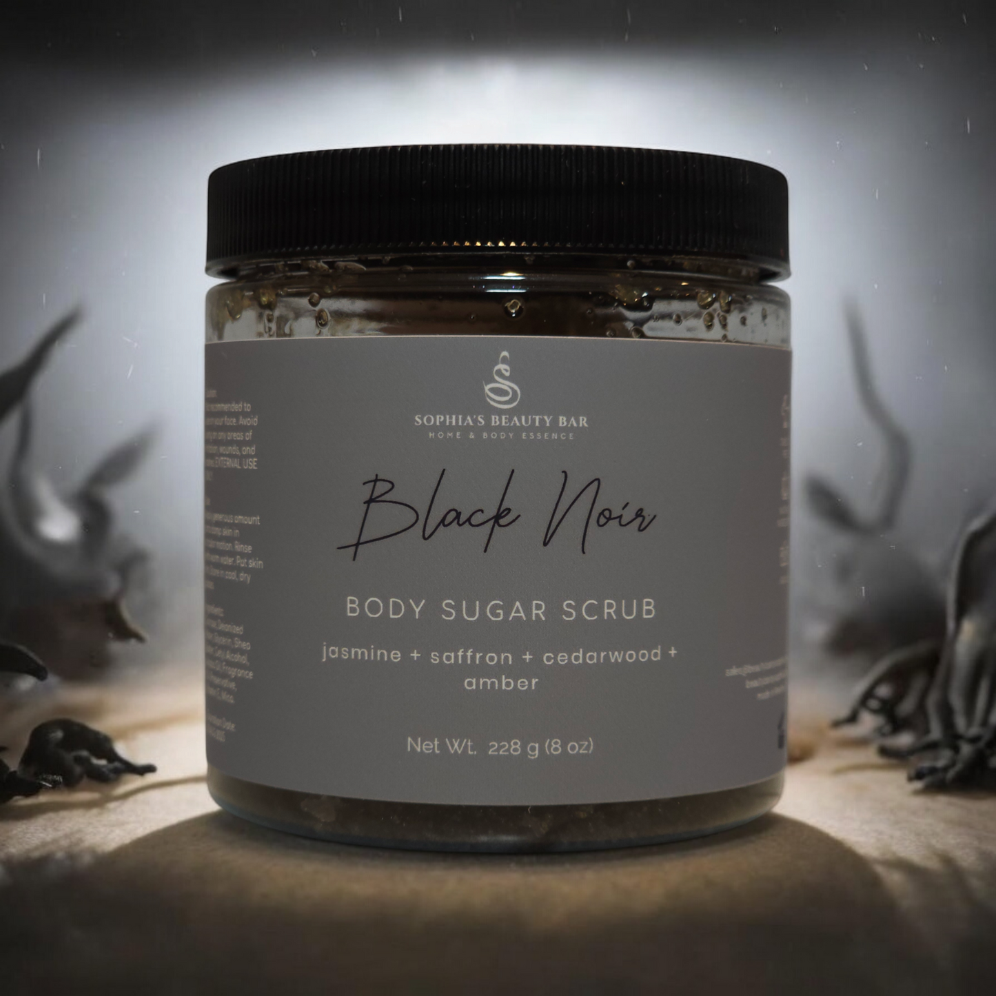 Black Noir Body Sugar Scrub 8 oz / 228 g