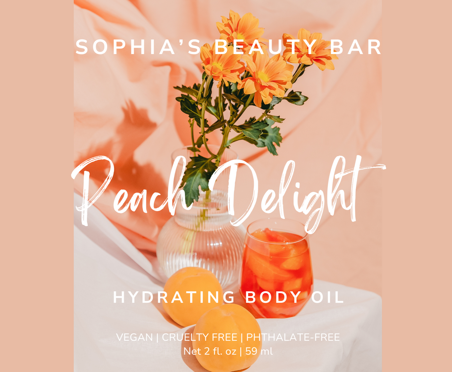 Peach Delight Body Oil 2 oz / 59 ml