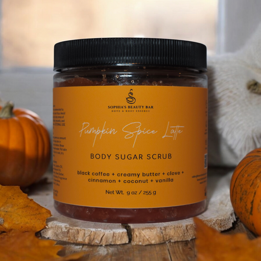 Pumpkin Spice Latte Body Sugar Scrub 9 oz / 255 g