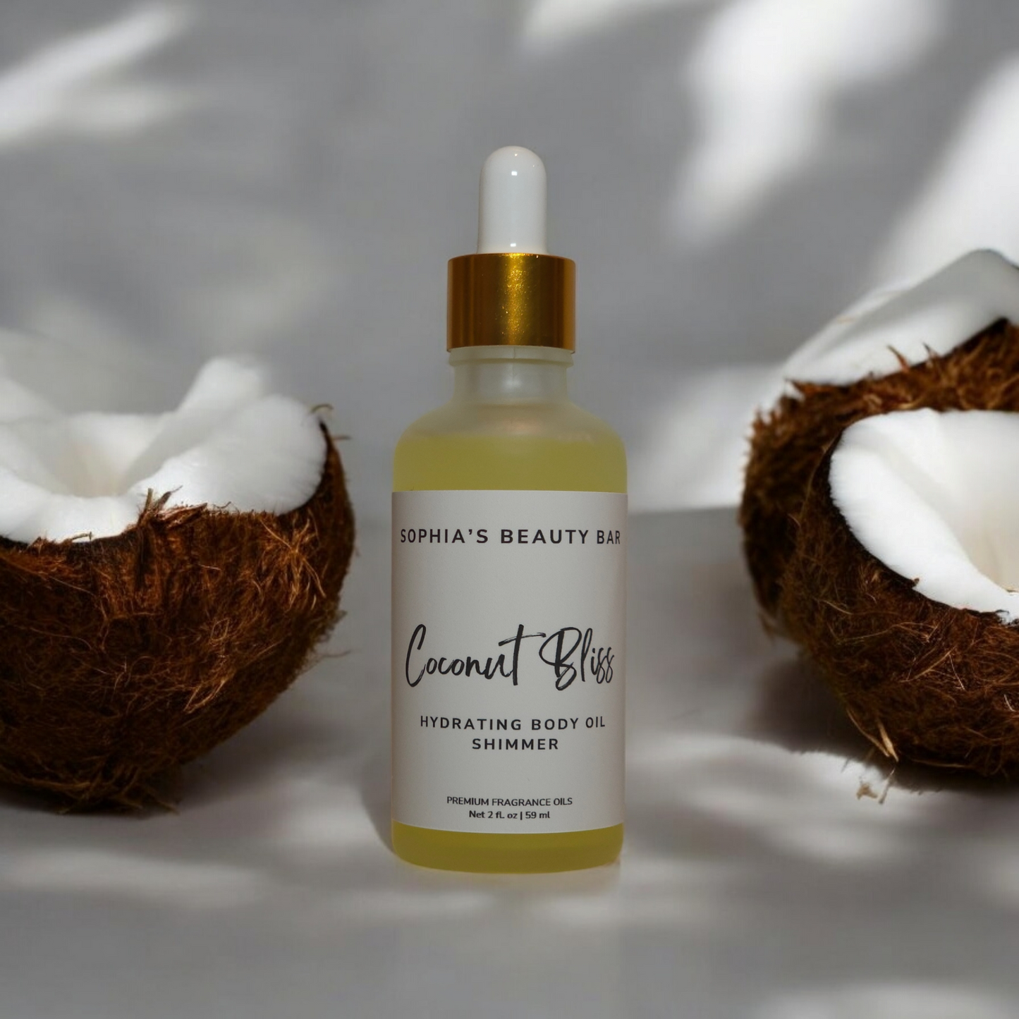 Coconut Bliss Shimmer Body Oil 2 oz / 59 ml