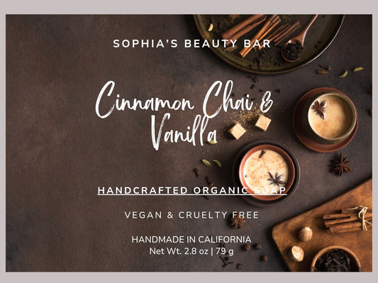 Cinnamon Chai & Vanilla Soap Bar 2.8 oz / 79 g