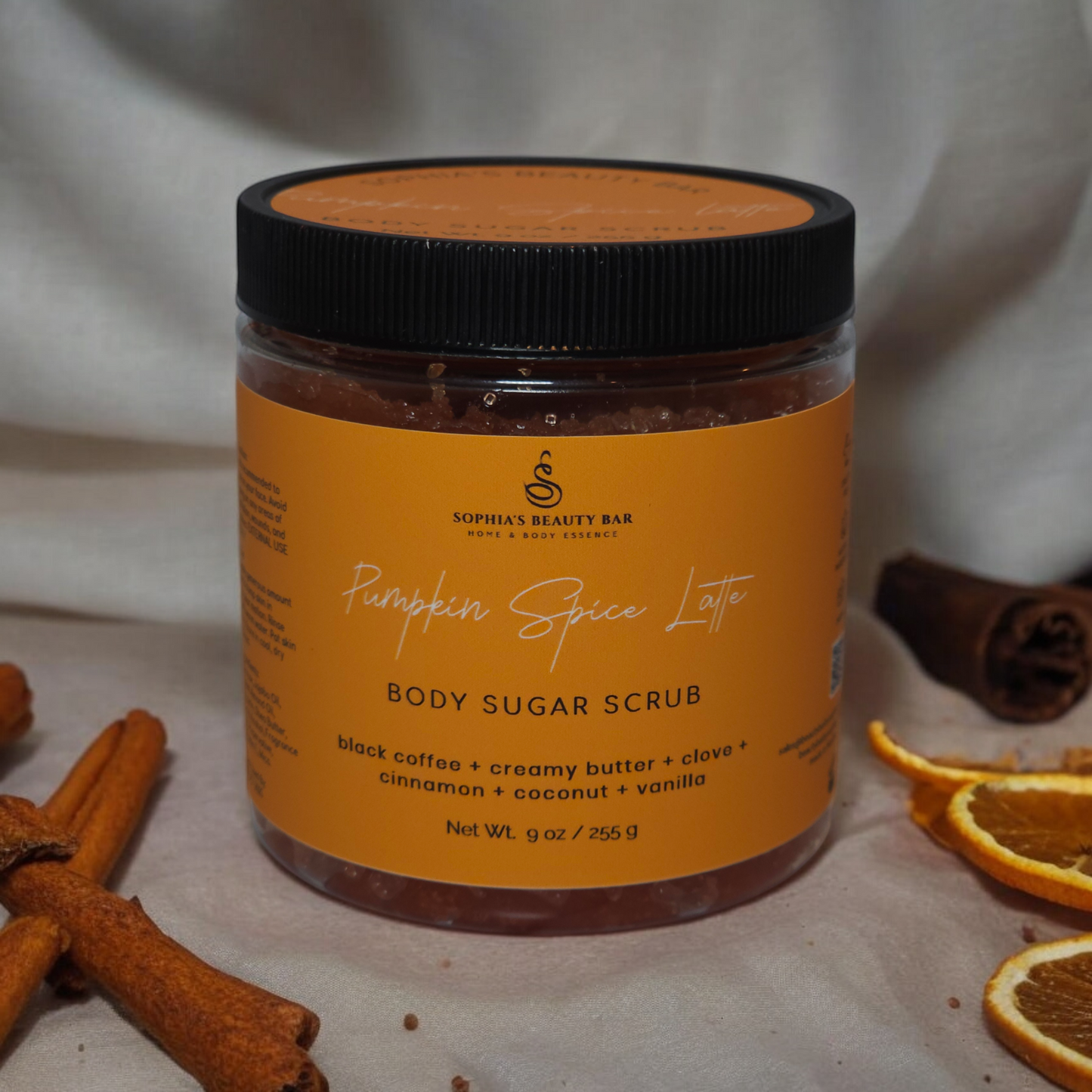 Pumpkin Spice Latte Body Sugar Scrub 9 oz / 255 g