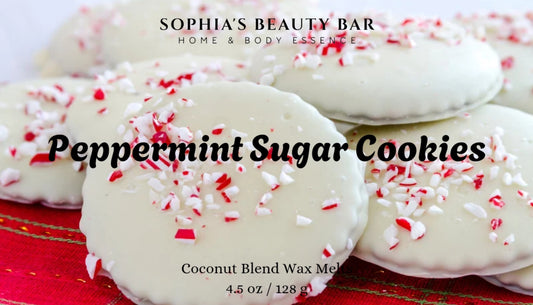 Peppermint Sugar Cookies Coconut Blend Wax Melts 4.5 oz / 128 g